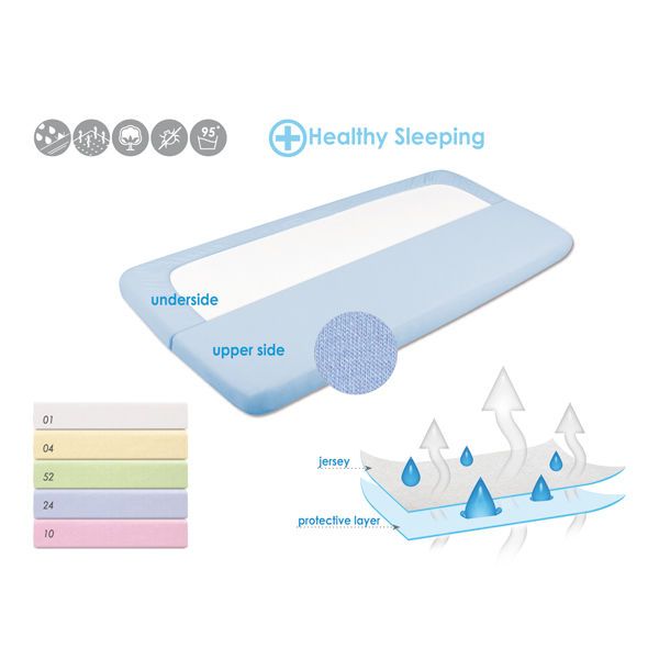 Picture of Hygienic pad, waterproof JERSEY sheet 70x140 