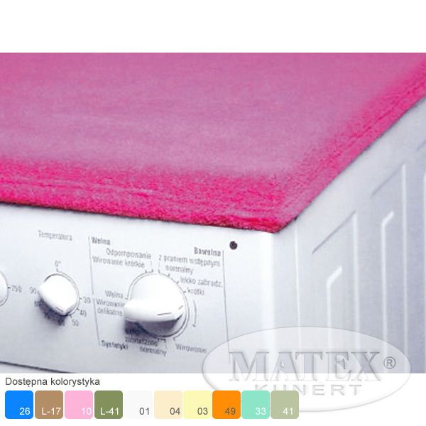 Obrazek Nakrycie na pralkę roz. 50x60 różowe