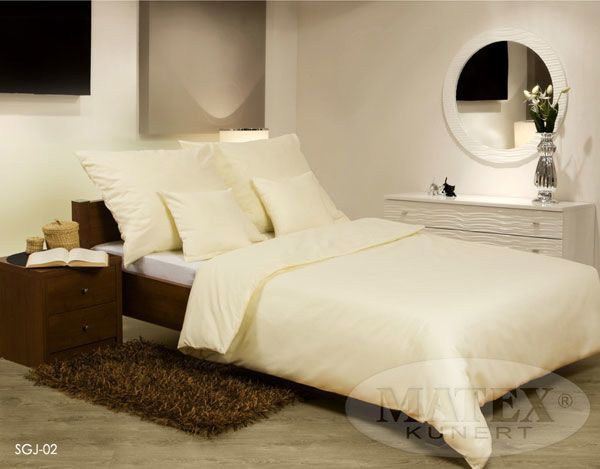 Picture of Satin Bed.set plain col.(160x200-1,70x80-1,40x40-2