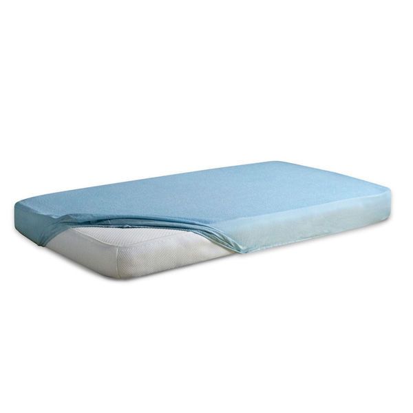 Obrazek Matex Prześcieradło nieprzemakalne JERSEY 160x200, niebieskie