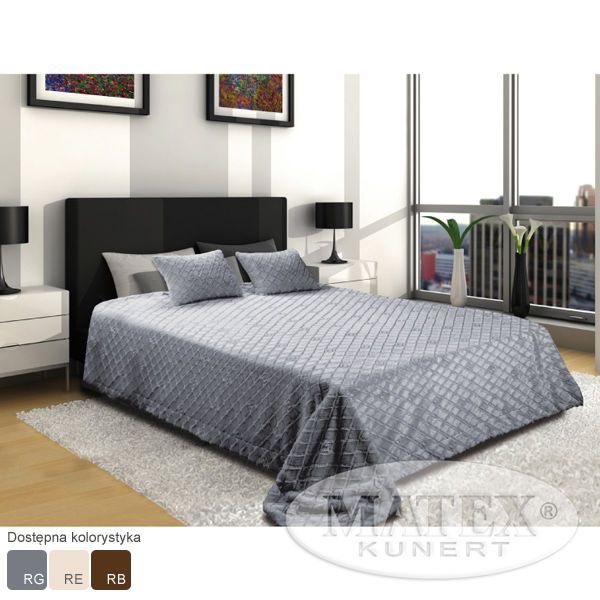 Obrazek Matex Narzuta dekoracyjna LUXIMA, 170x210, grafitowa