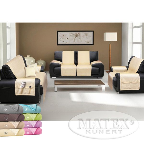 Picture of Plain colour armrest cover MUSTELLA - SET, 40x70