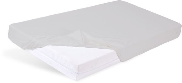 Obrazek Matex Prześcieradło jersey z gumą 130/140x190/200x30, jasno szare