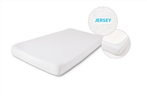 Obrazek Matex Prześcieradło jersey z gumą 180/190x190/200x30, białe