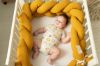 Picture of BabyMatex Ochraniacz do łóżeczka WARKOCZ MUSLIN 200 cm, żółty