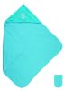 Picture of BabyMatex Kąpielowe okrycie niemowlęce z kapturkiem FROTTE, 85x85, błękitne