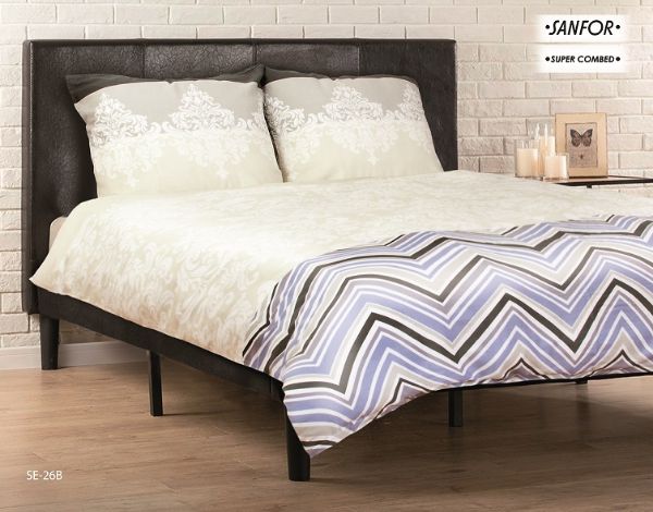 Obrazek Matex Pościel satynowa EXCLUSIVE 160x200, 70x80 wzór zyg zag