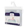 Obrazek BabyMatex Prześcieradło jersey z gumą 58x110x8, szare, dedykowane do łóżeczka Chicco Next2Me Forever, jasno szare