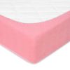 Obrazek BabyMatex Podkład higieniczny, prześcieradło nieprzemakalne z gumką FROTTE 70x140 cm, różowy