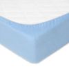Obrazek BabyMatex Prześcieradło frotte PREMIUM z gumką, 70x140, niebieskie