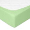 Obrazek BabyMatex Prześcieradło frotte PREMIUM z gumką, 70x140, jasno zielone