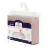 Obrazek BabyMatex Prześcieradło jersey z gumą 70x140, różowe, brudny róż