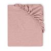 Obrazek BabyMatex Prześcieradło MUSLIN z gumą 60x120, brudny róż