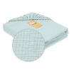 Obrazek BabyMatex Prześcieradło MUSLIN z gumą 60x120,  miętowe