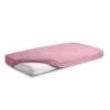 Obrazek BabyMatex Prześcieradło frotte CLASSIC z gumką, 70x140, różowe