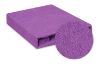 Obrazek Matex Prześcieradło frotte z gumą 90/100x190/200 PREMIUM, ciemno fioletowe