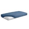 Obrazek Matex Prześcieradło frotte z gumą 90/100x190/200 PREMIUM, ciemno niebieskie