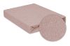 Obrazek Matex Prześcieradło frotte z gumą 110/120x190/200 PREMIUM, brudny róż