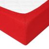 Obrazek Matex Prześcieradło frotte z gumą 110/120x190/200 PREMIUM, czerwone