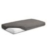 Obrazek Matex Prześcieradło frotte z gumą 110/120x190/200 PREMIUM, grafitowe