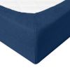 Obrazek Matex Prześcieradło frotte z gumą 110/120x190/200 PREMIUM, granatowe