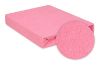 Obrazek Matex Prześcieradło frotte z gumą 150/160x190/200 PREMIUM, różowe