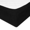 Obrazek Matex Prześcieradło frotte z gumą 150/160x190/200 PREMIUM, czarne