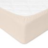 Obrazek Matex Prześcieradło jersey z gumą 180/190x190/200x30, jasno beżowe