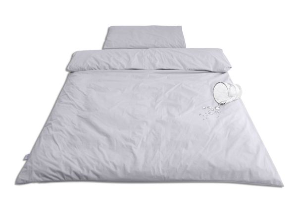 Picture of Komplet pościeli BAMBUS PU 100x135-1;40x60-1, Jasno Szary