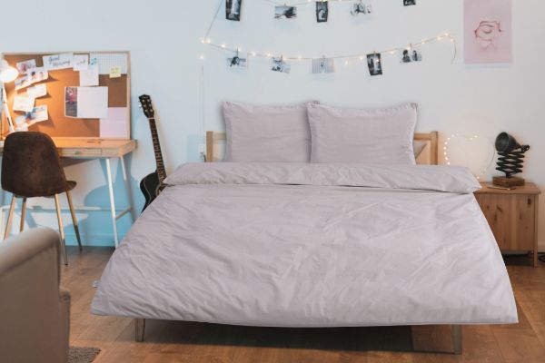 Picture of Komplet pościeli BAMBUS PU 100x135-1;40x60-1, Jasno Beżowy