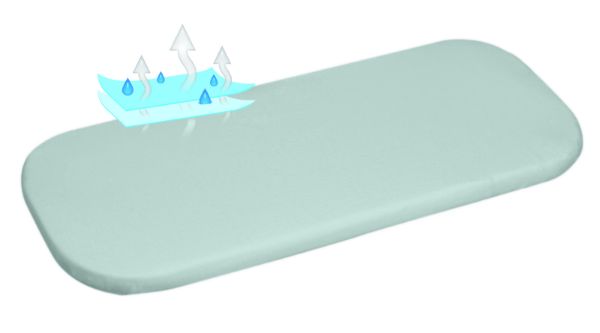 Obrazek BabyMatex Podkład higieniczny, Prześcieradełko nieprzemakalne JERSEY 35x75, jasno szary