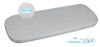 Obrazek BabyMatex Podkład higieniczny, prześcieradło nieprzemakalne z gumką FROTTE 40x90 cm, jasno szary