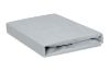 Obrazek BabyMatex Podkład higieniczny, prześcieradło nieprzemakalne z gumką FROTTE 60x120 cm, jasno szary