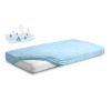 Obrazek BabyMatex Podkład higieniczny, prześcieradło nieprzemakalne z gumką FROTTE 60x120 cm, niebieski