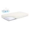 Obrazek BabyMatex Podkład higieniczny, prześcieradło nieprzemakalne z gumką FROTTE 60x120 cm, ecru