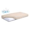 Obrazek BabyMatex Podkład higieniczny, prześcieradło nieprzemakalne z gumką FROTTE 60x120 cm, jasno beżowy