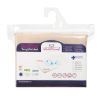 Obrazek BabyMatex Podkład higieniczny, prześcieradło nieprzemakalne z gumką FROTTE 60x120 cm, jasno beżowy