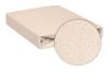 Obrazek BabyMatex Podkład higieniczny, prześcieradło nieprzemakalne z gumką FROTTE 60x120 cm, jasno beżowy