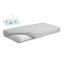 Obrazek BabyMatex Podkład higieniczny, prześcieradło nieprzemakalne z gumką FROTTE 70x140 cm, jasno szary