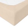 Obrazek BabyMatex Podkład higieniczny, prześcieradło nieprzemakalne z gumką FROTTE 70x140 cm, jasno beżowy