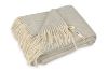 Obrazek Matex Koc z wełny nowozelandzkiej MAORI 140x200, ciepły, jasnoszary