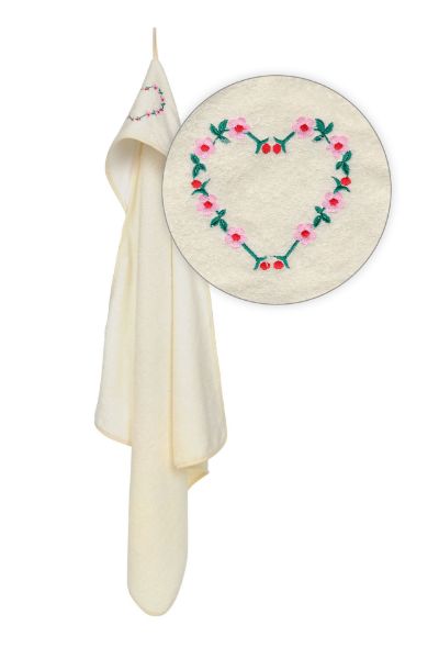 Obrazek Kąpielowe okrycie niemowlęce ROBIN, roz. 80 x 80