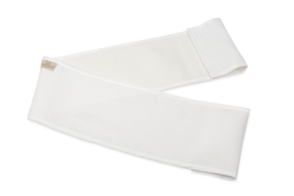 Obrazek BabyMatex Ochraniacz do łóżeczka BUMP AIR MUSLIN 180x30cm, biały