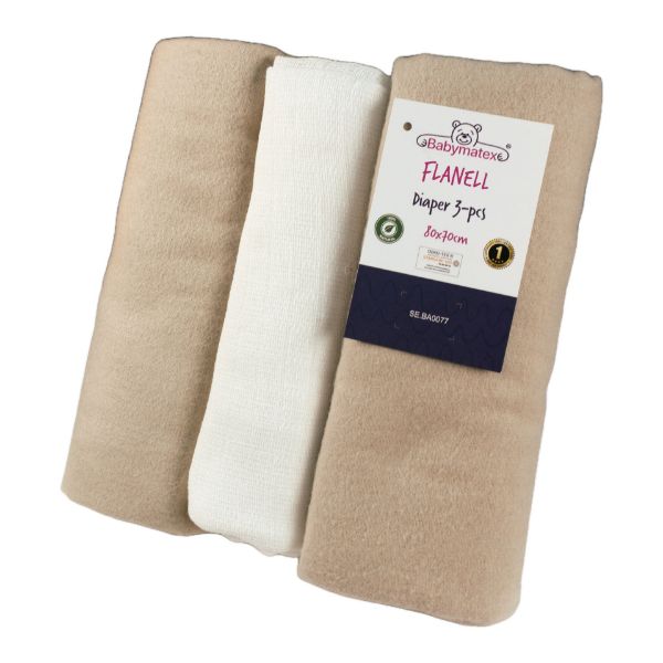 Picture of Pieluchy flan.100% baw., roz. 70x80- komp.3 szt.