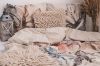 Picture of Matex Pościel lniana LINEN drukowana 160x200+30, 2 x 70x80+20. Lilie