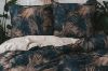 Picture of Matex Pościel lniana LINEN drukowana 160x200+30, 2 x 70x80+20. Wodne liście
