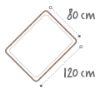 Obrazek BabyMatex Kocyk dla dziecka - Otulacz MUSLIN 80x120, biały
