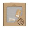 Obrazek BabyMatex Kocyk dla dziecka - Otulacz MUSLIN 80x120, jasno szary