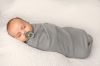 Obrazek BabyMatex Kocyk dla dziecka - Otulacz MUSLIN 80x120, ciemno szary
