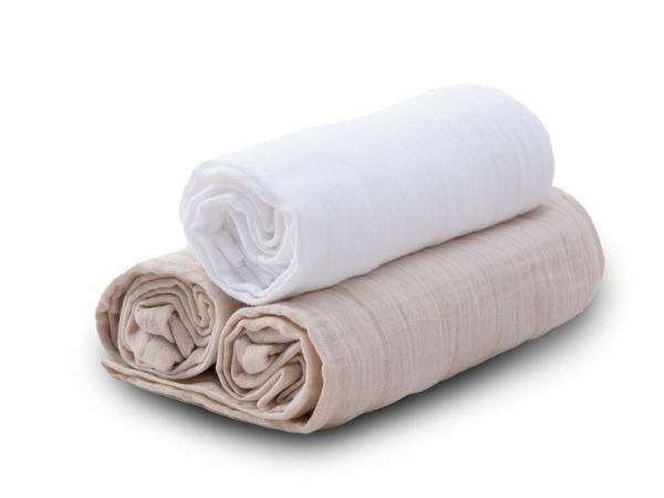 Obrazek Pielucha MUSLIN 3 pak, roz. 70x80